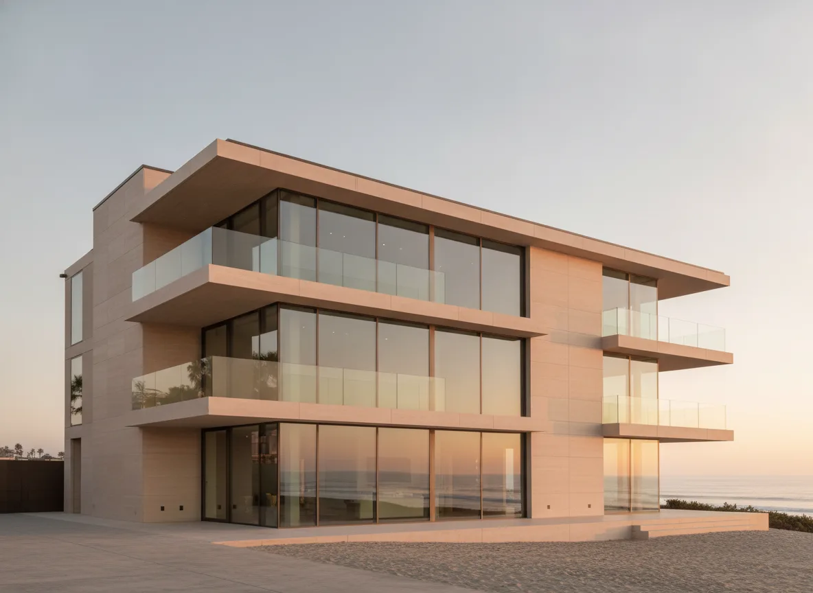 exterior — Billionaire's Beach Modern with 60 Feet of Frontage
