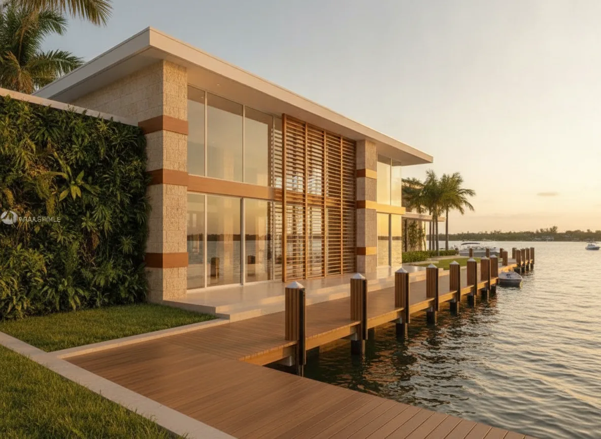 exterior — Tropical Modern With Dockage on Sunset Island II