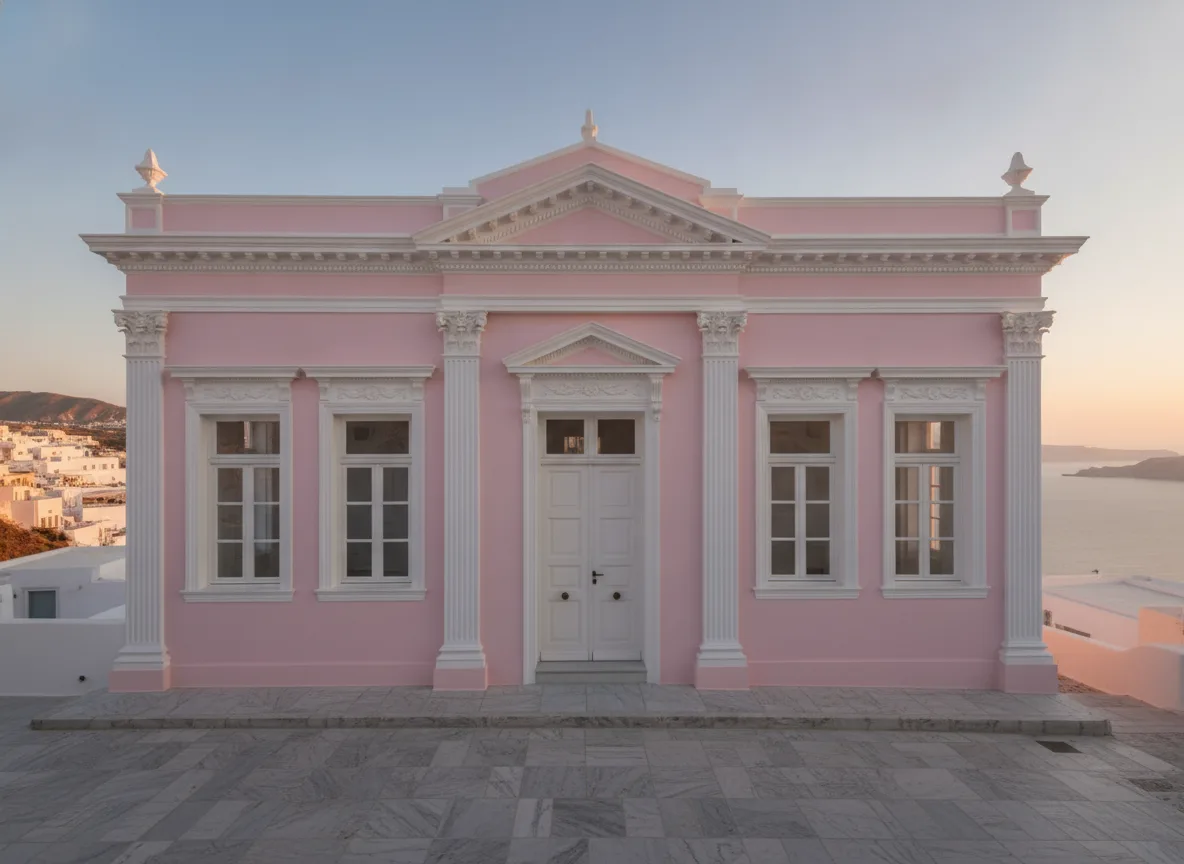 exterior — Captain's House on the Oia Marble Lane