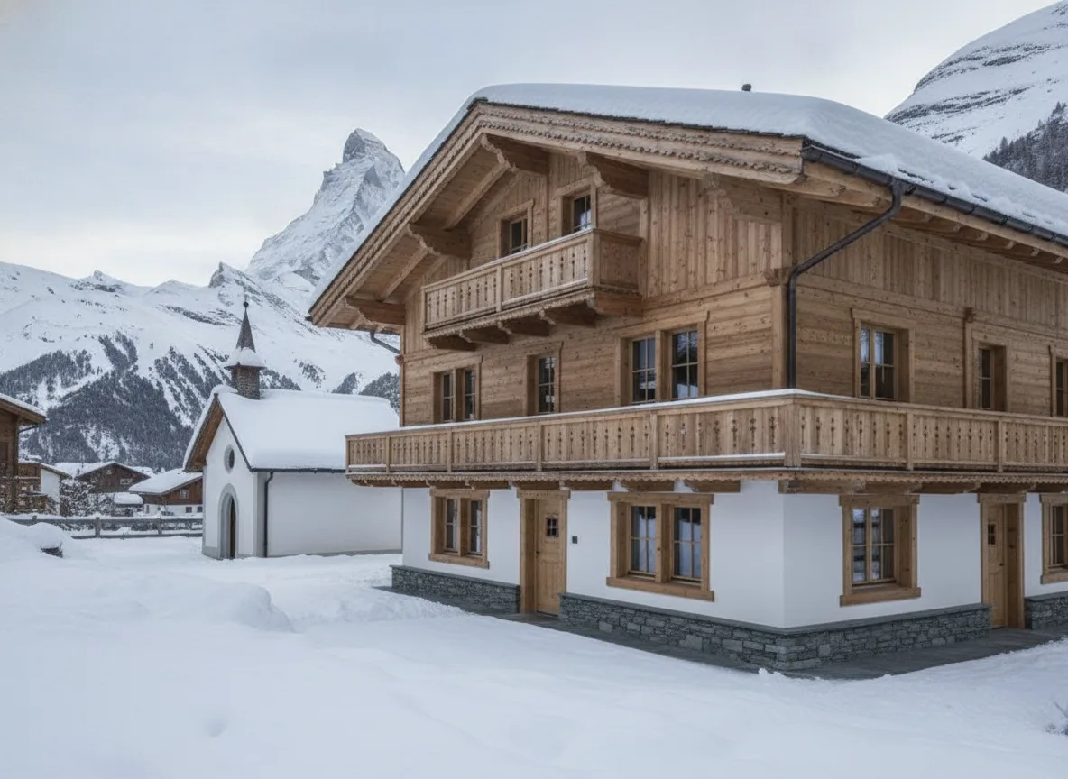 exterior — Family Chalet in Winkelmatten's Chapel Quarter